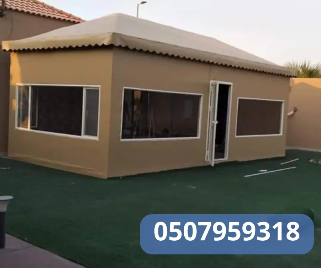 مظلات الدمام 14 بيت شعر الدمام بتصميم ملكي
